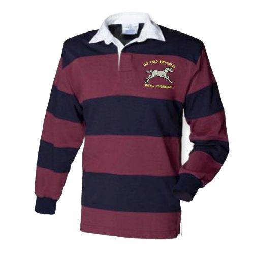1 Field Squadron Embroidered Rugby Shirt